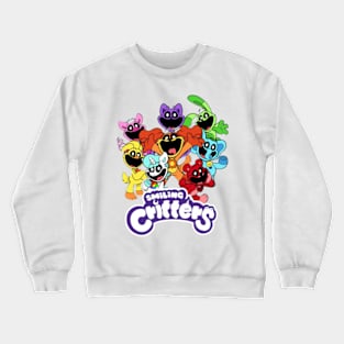 Catnap friends catnap smiling critters poppy playtime catnap Crewneck Sweatshirt